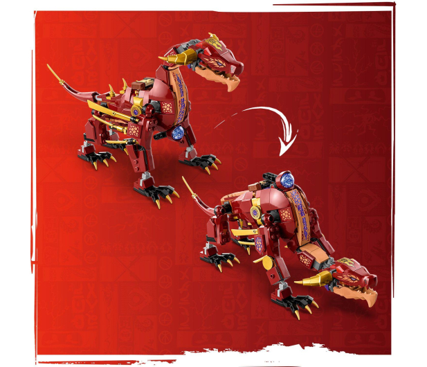 LEGO Ninjago 71793 Lawowy smok zmieniający się w falę ognia - 1144474 - zdjęcie 9